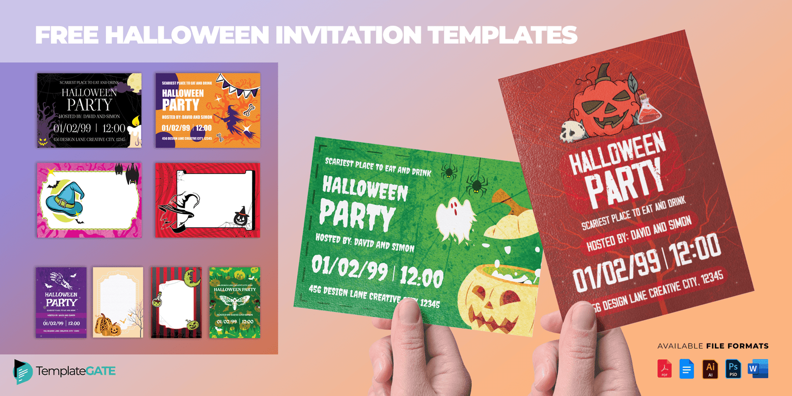 Halloween Party Invitation Template free google doc