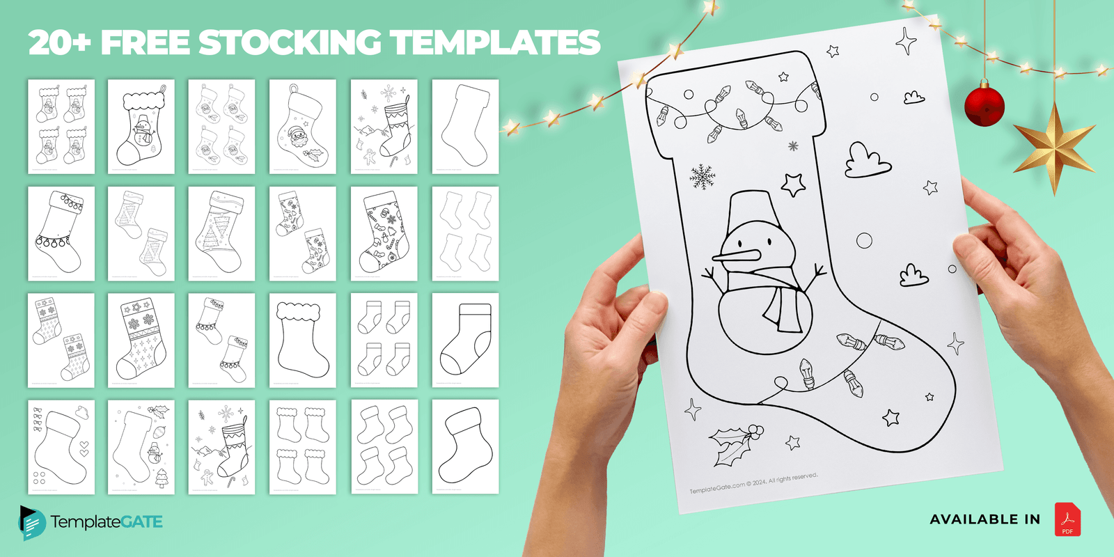 Free Stocking Template PDF